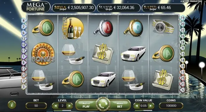Mega Fortune at KittyCat Casino